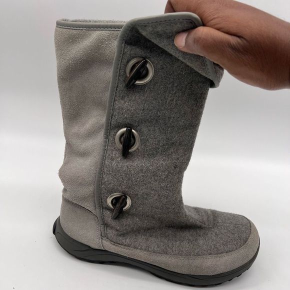 Lands End Toggle Pull On Boots Womens - Picture 1 of 10